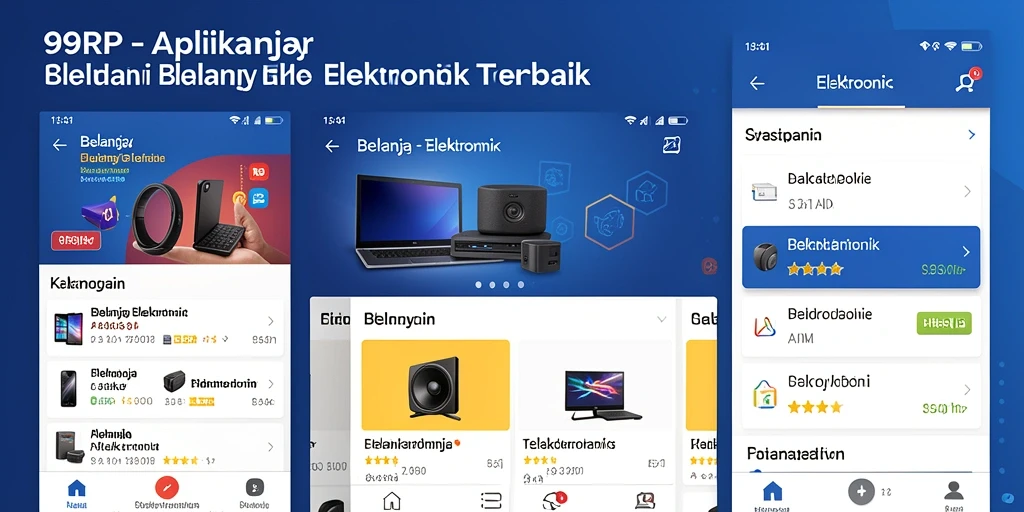 Antarmuka utama aplikasi 99RP yang menarik dan fungsional.