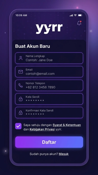 Cara Mudah Buat Akun Baru yyrr untuk Pengguna Android