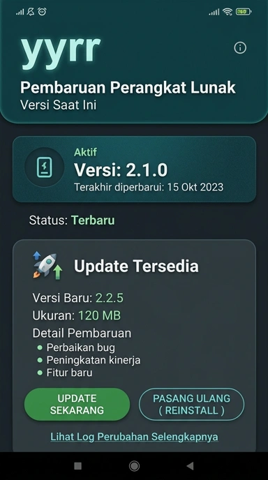 Riwayat Versi yyrr untuk Pengguna Android